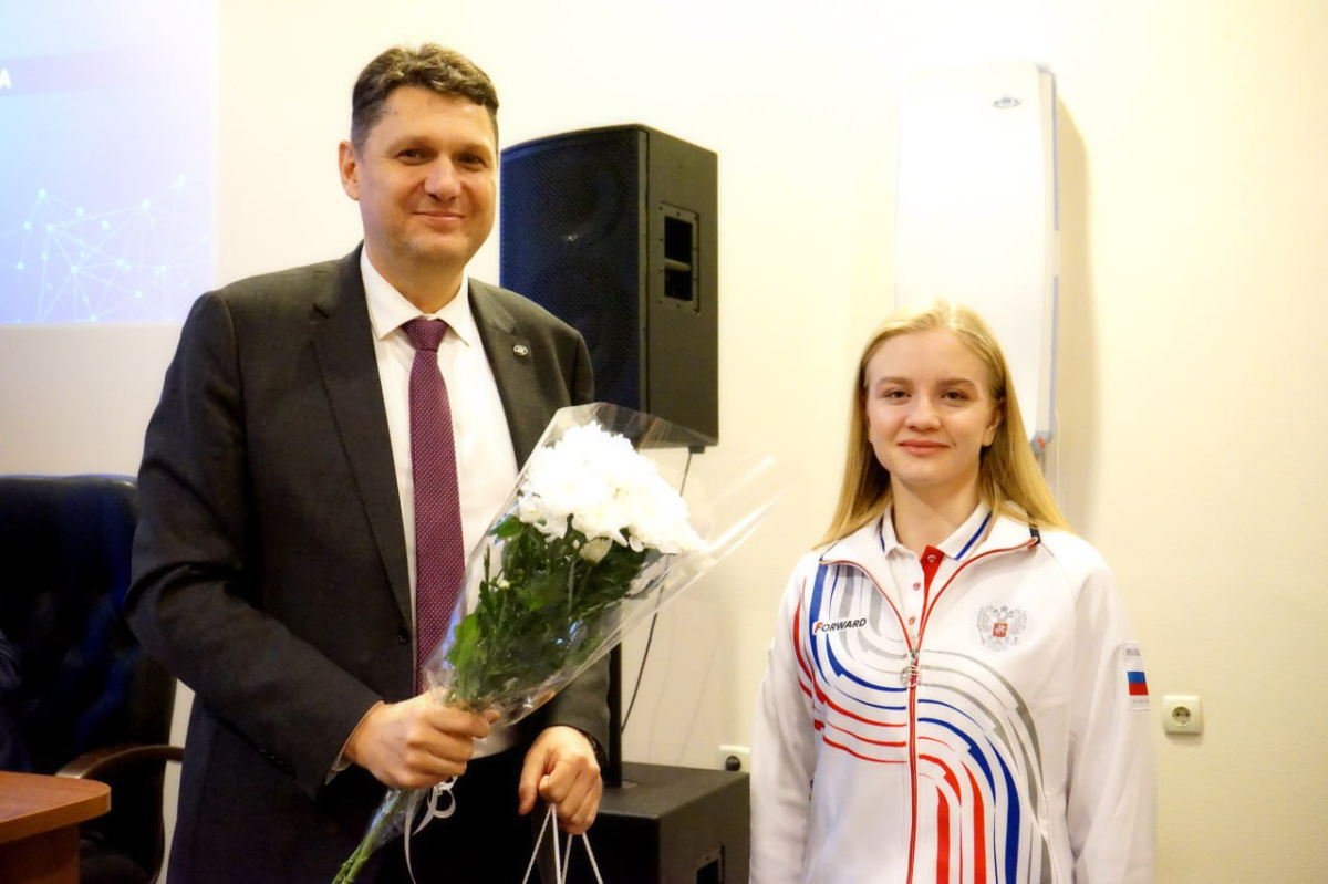 Поздравили от имени всего университета